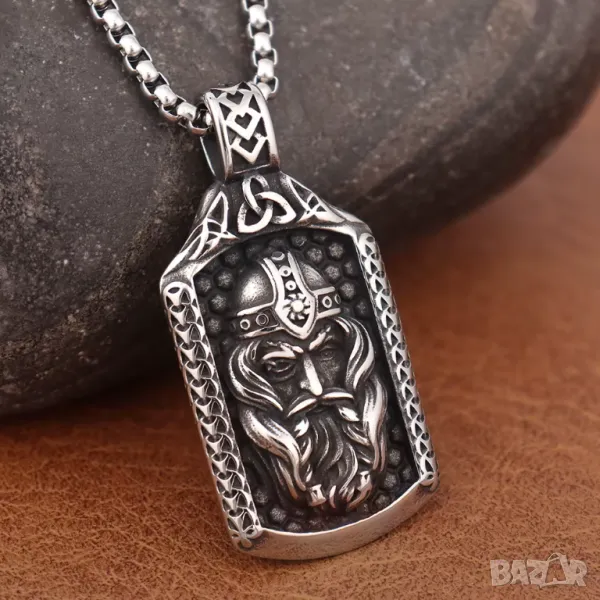 Викингски медальон Один, снимка 1