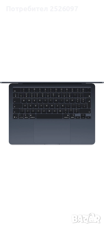 НОВ MacBook Air 13,6” M4/512GB/16GB/10GPU/10CPU Midnight/2025, снимка 1