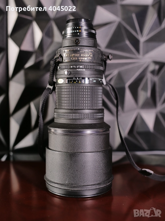 Nikon AF 300/2.8 версия "IF-ED New" [Телеобектив Nikkor], снимка 1