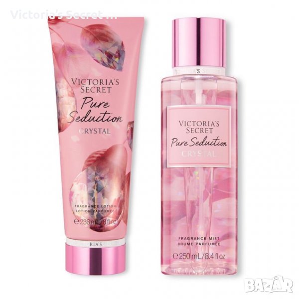 Victoria’s Secret комплект Pure Seduction Crystal парфюмен комплект, козметика, снимка 1