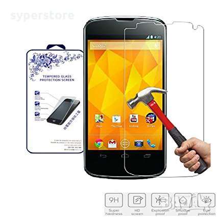 Стъклен протектор за LG Nexus 4  E960  закалено стъкло скрийн протектор, снимка 1