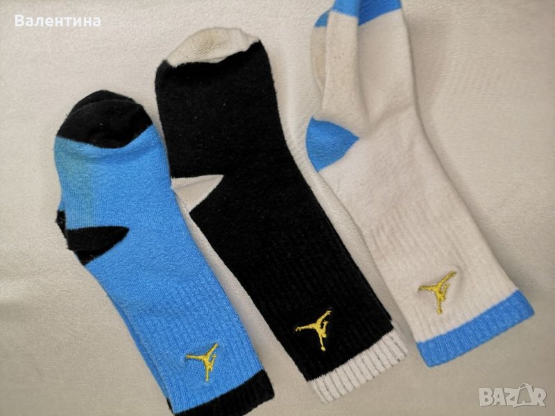 Бебешки чорапи Nike air Jordan 10-12см, снимка 1