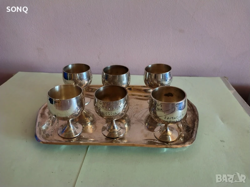 Страхотен Посребрен Сервиз, снимка 1