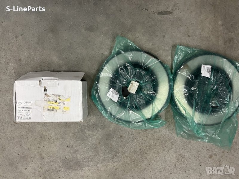 Оригинални дискове с накладки за Audi A4 B9 2.0 Quattro CYMC 252к.с Ауди А4 Б9 2.0 Куатро СУМС, снимка 1