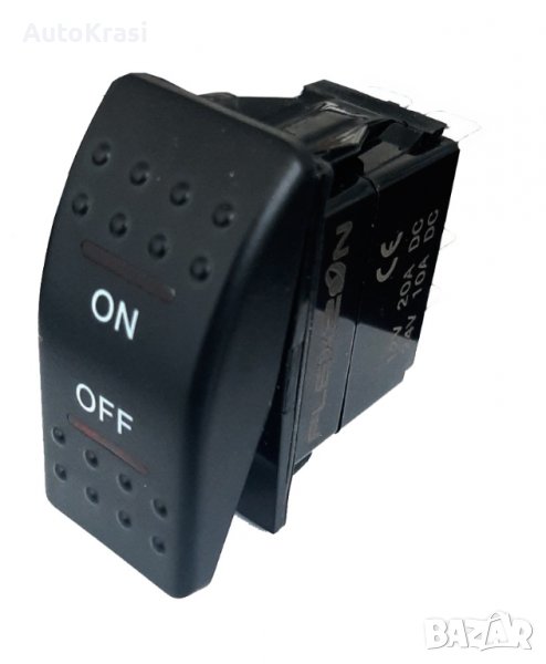 Копче/ бутон за вграждане за различни светлини (универсално) / надпис "ON/OFF" - C00514, снимка 1