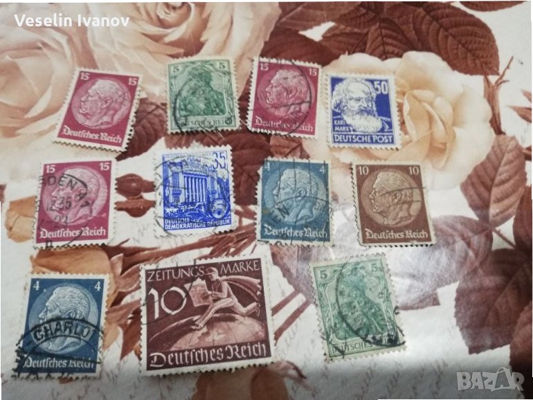 11 броя пощенски марки Германия, снимка 1