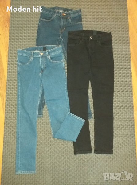 H&M слим дънки за момче /размер до 146 см./, снимка 1