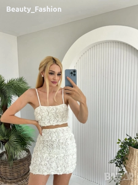 Бял дамски сет, снимка 1