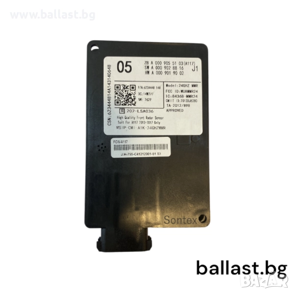 Радарсензор A0009055103 кодиран за A Klasse W176 / CLA W117, снимка 1