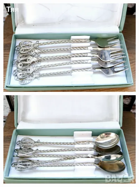 Десертни прибори ФИЛИГРАН , снимка 1