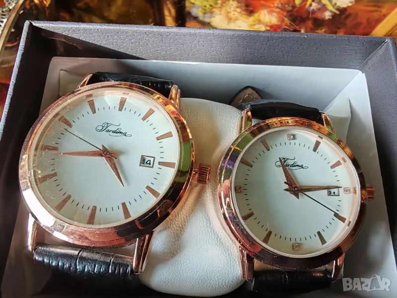 Ръчни часовници  TARDIMA за двойка- Дамски и мъжки., снимка 1