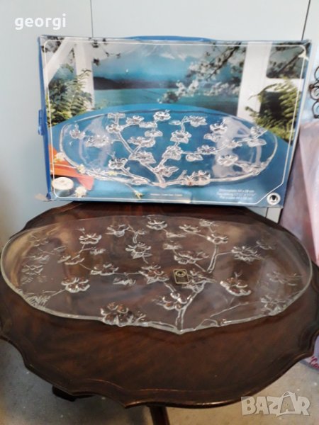 Немски кристален поднос Walter glass    13/3, снимка 1