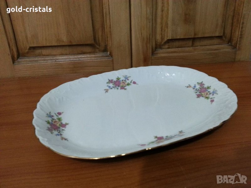 Полски порцелан плато елипса поднос, снимка 1