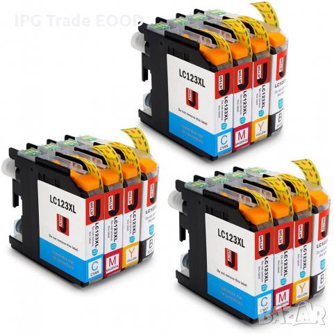 Глави за принтер LC123XL - Brother DCP-J132W J152W J552DW J752DW J4110DW,MFC-J4410DW J4510DW J470DW 