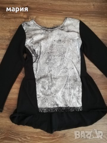 Нова блуза тип пеплум см, снимка 1 - Блузи с дълъг ръкав и пуловери - 30072814