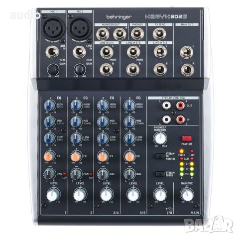 Миксер Behringer XENYX 802S, снимка 1 - Ресийвъри, усилватели, смесителни пултове - 30047536