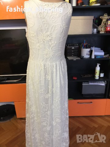 Дълга рокля  ZARA., размер L, снимка 7 - Рокли - 37560642