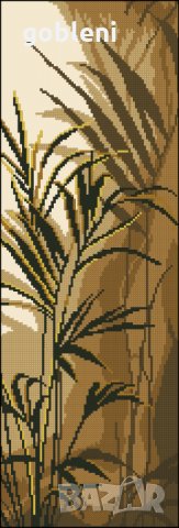 ГОБЛЕН ТРИПТИХ "ПАСТЕЛ" с ламе -Д39; размери /52*26/см.;8цвята, снимка 2 - Гоблени - 16631815