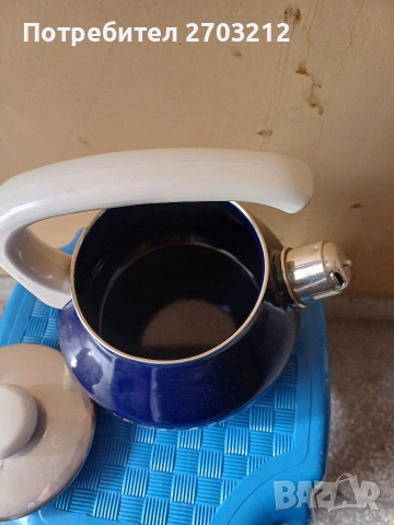 Чайник Емайлиран, снимка 2 - Други - 53031111