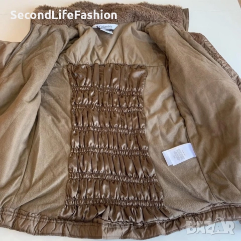 Дамско яке Columbia Interchange Omni-Shield с цип, кафяво, размер M, снимка 6 - Якета - 52859160