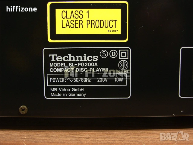 CD плеър   Technics sl-pg200a /4 , снимка 8 - Ресийвъри, усилватели, смесителни пултове - 54215237