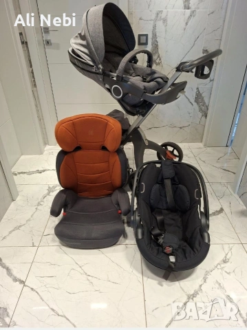 Детска количка STOKKE в много добро състояние , снимка 6 - Детски комплекти - 54042949
