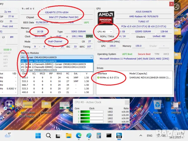 Дънна платка Z77 Gigabyte GA-Z77X-UD3H rev.1.0 Socket 1155, снимка 11 - Дънни платки - 46642503