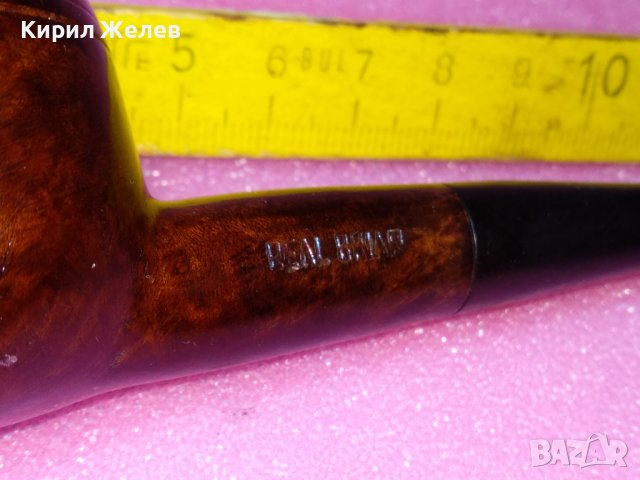 REAL BRIAR Стара КЛАСИЧЕСКА РЕТРО ЛУЛА РЪЧНА ИЗРАБОТКА 25935, снимка 5 - Лули - 44150305