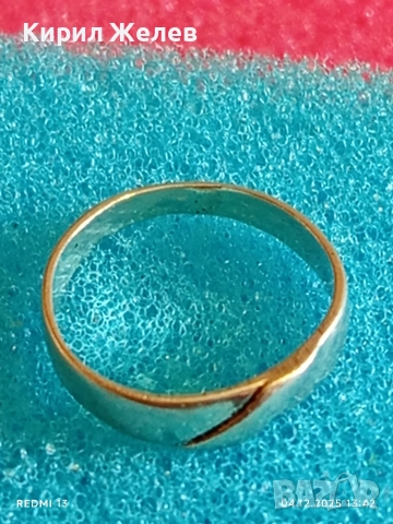 Артистичен сребърен пръстен майсторска ръчна изработка 52370, снимка 4 - Пръстени - 52650346