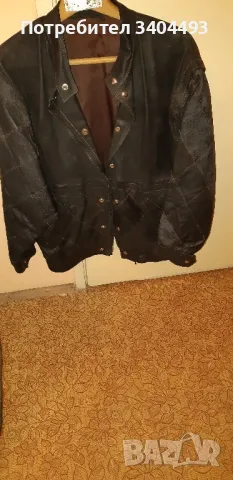 Мъжко яке естествена кожа, снимка 3 - Якета - 48467335