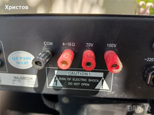 Усилвател 100v. line, снимка 8 - Ресийвъри, усилватели, смесителни пултове - 50357622