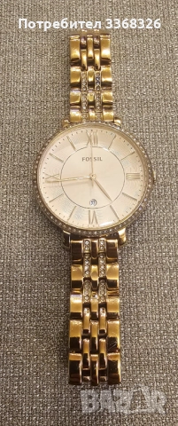 Дамски часовник GARDE GOLD и FOSSIL Jacqueline с кристали, снимка 8 - Дамски - 52921493