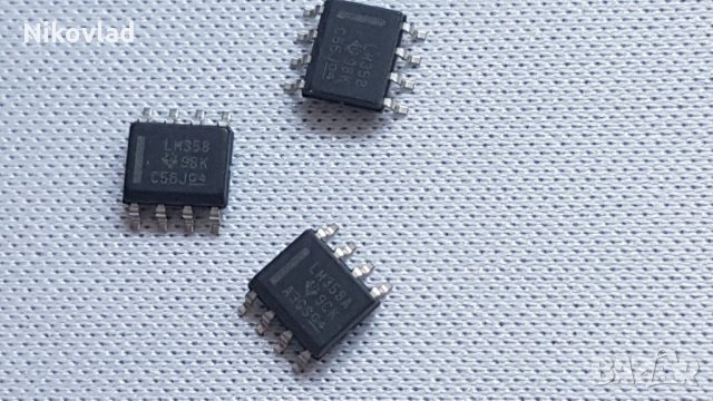 Интегрална схема LM358 SMD, снимка 2 - Друга електроника - 29689176