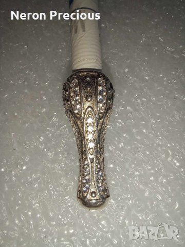 Сребърна Цигаре с много камъни, снимка 2 - Други - 42448300