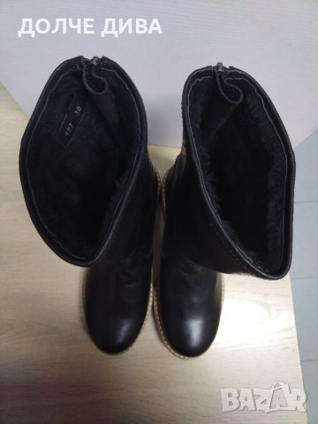  НАМАЛЕНИЕ-Дамски боти естествена кожа,,Navvi,, м. 127, снимка 3 - Дамски боти - 38373328