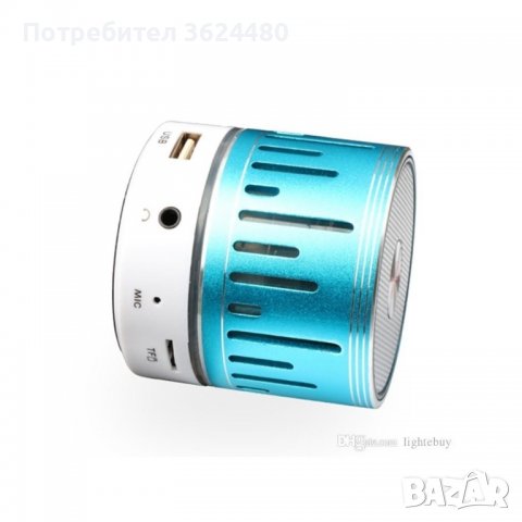 Мини BLUETOOTH LED колонка, USB, SD, Radio, снимка 2 - Тонколони - 39922878