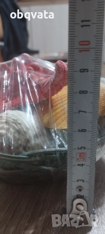 Нова кошничка с Морска звезда и естествени раковини., снимка 3 - Други стоки за дома - 52987284