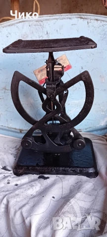 Старо оригинално пощенско кантарче , снимка 4 - Антикварни и старинни предмети - 54113433