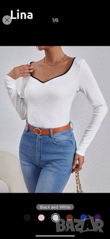 Нови блузи на Shein , снимка 2 - Блузи с дълъг ръкав и пуловери - 44181214