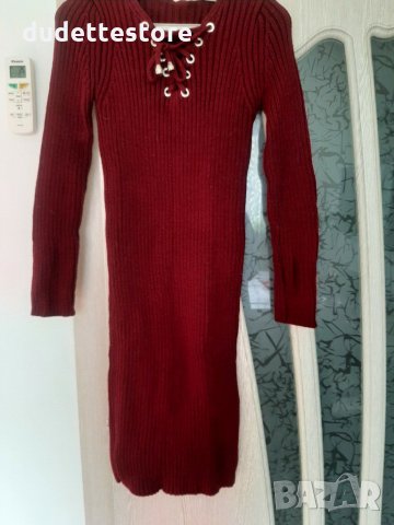 Красиви и топли рокли бордо, снимка 7 - Рокли - 31515832