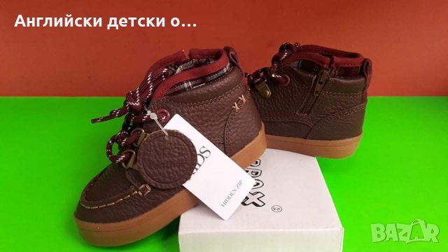Английски детски боти естествена кожа-M&S, снимка 2 - Детски боти и ботуши - 30215976