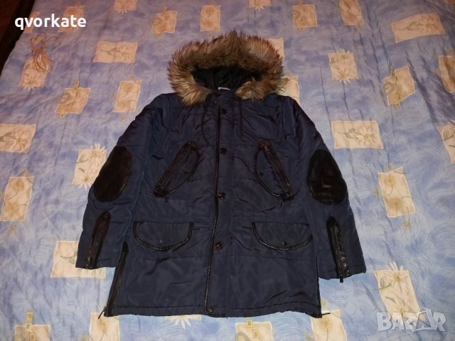 Тъмно синьо яке на ZARA MAN , снимка 1 - Якета - 39042226