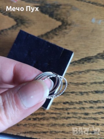 Сребърен пръстен (114), снимка 6 - Пръстени - 39893852