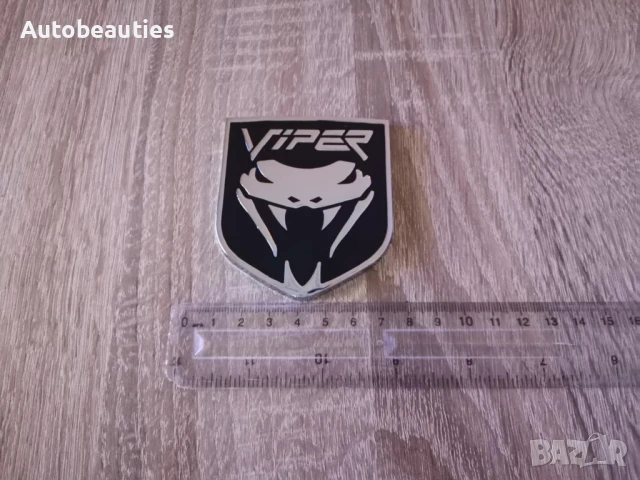 черна емблема Dodge Viper, снимка 5 - Аксесоари и консумативи - 50482790