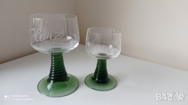 Ретро кристални чаши за вино, снимка 5 - Други ценни предмети - 35532610