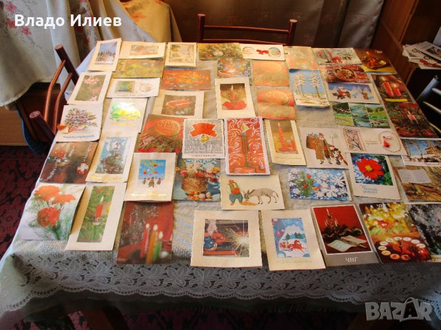 Картички поздравителни стари за Нова година,Баба Марта и други, снимка 2 - Колекции - 32052686