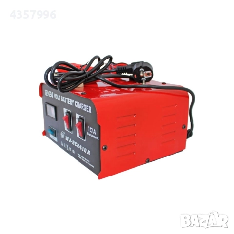 Зарядно за акумулатор 10А метално, снимка 2 - Аксесоари и консумативи - 51684769