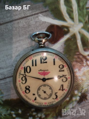 Часовник СССР Молния, снимка 5 - Джобни - 39158956