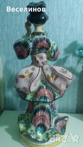 Статуетка статуетки на Японка - италиянски порцелан, снимка 6 - Статуетки - 31620101