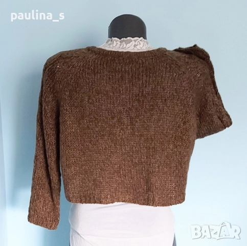 Четири различни броя / Дамски вълнен топ тип блуза, елек, жилетка , снимка 18 - Корсети, бюстиета, топове - 51837616